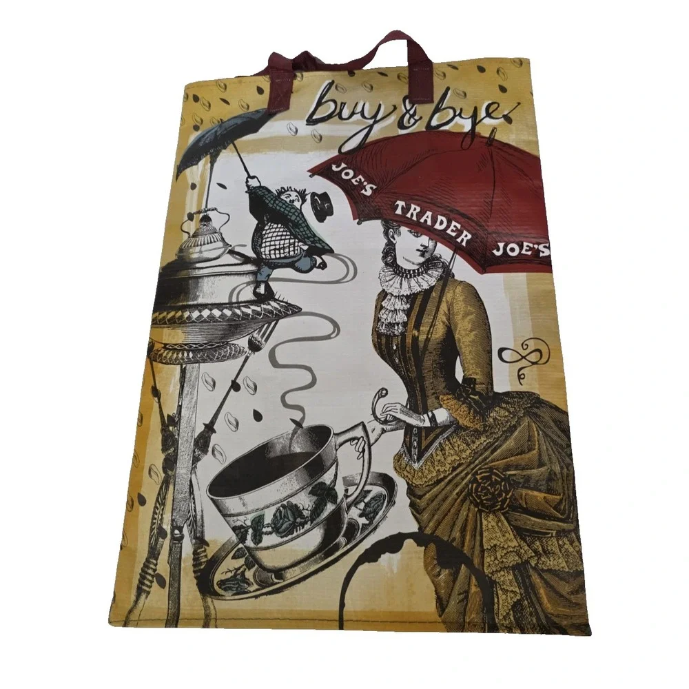 Lot Of 3 Trader Joe's Reusable Shopping Bags Arizona Washington Nice Condition